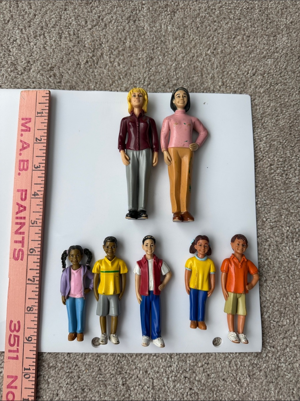 Excellerations Pretend Play Figures Assorted Kids Toys Set of 7